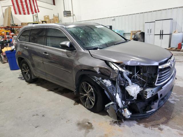 5TDKKRFH9GS126496 - 2016 TOYOTA HIGHLANDER XLE 灰色 照片 4