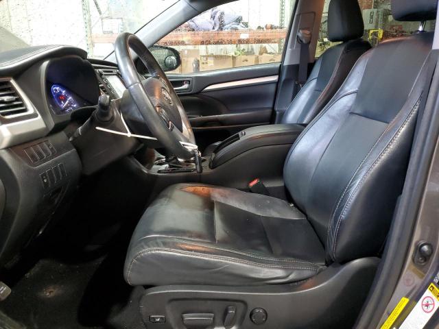 5TDKKRFH9GS126496 - 2016 TOYOTA HIGHLANDER XLE 灰色 照片 7
