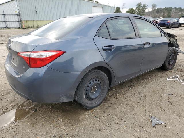 2T1BURHE6FC479878 - 2015 TOYOTA COROLLA L GRAY photo 3