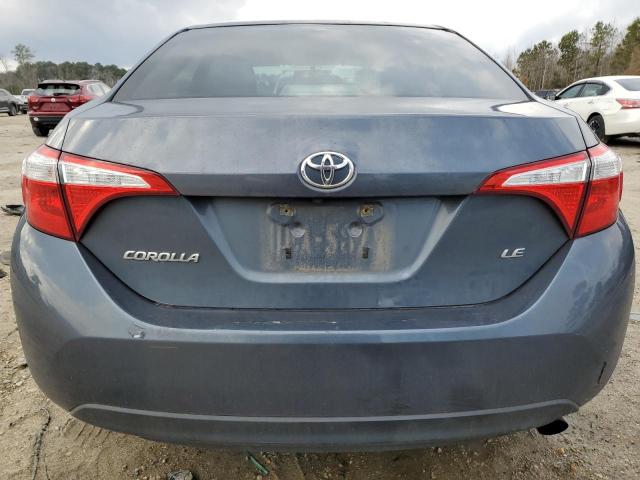 2T1BURHE6FC479878 - 2015 TOYOTA COROLLA L GRAY photo 6