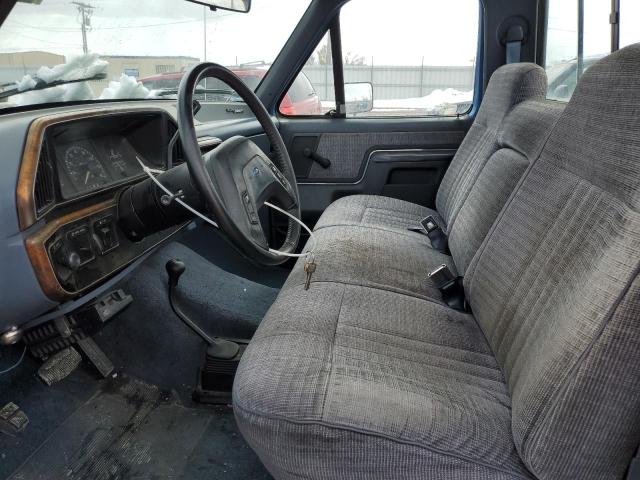 1FTHF26G7KPB46178 - 1989 FORD F250 TWO TONE photo 7