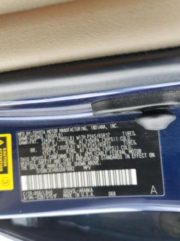 5TDBK3EH8BS081882 - 2011 TOYOTA HIGHLANDER BASE BLUE photo 13