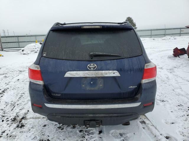 5TDBK3EH8BS081882 - 2011 TOYOTA HIGHLANDER BASE أزرق صورة 6