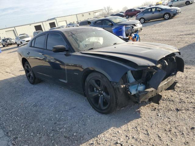 2C3CDXCT2EH183487 - 2014 DODGE CHARGER R/T BLACK photo 4