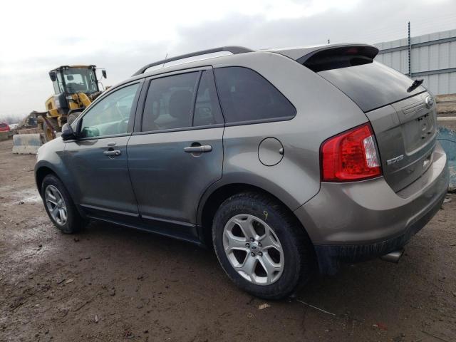 2FMDK3J92DBB89762 - 2013 FORD EDGE SEL TAN photo 2