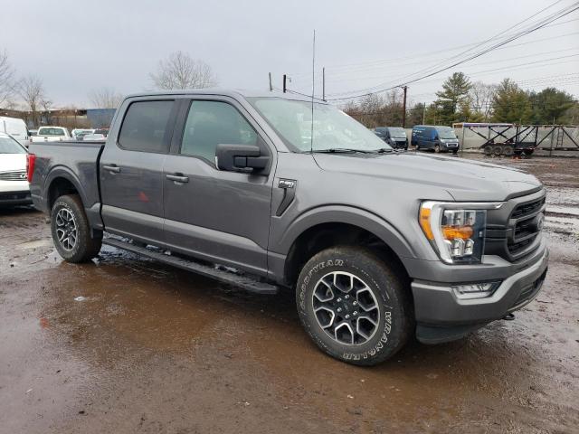 1FTEW1EP4MFA20187 - 2021 FORD F150 SUPERCREW GRAY photo 4