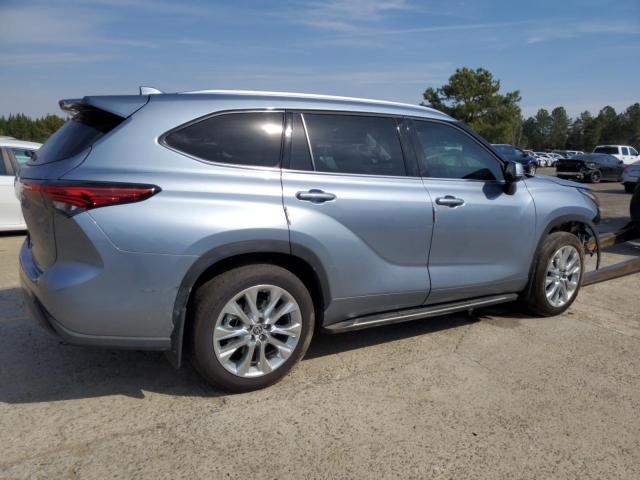 5TDKDRAH1PS020187 - 2023 TOYOTA HIGHLANDER L BLUE photo 3