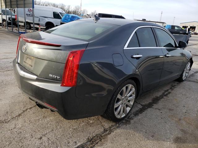 1G6AB5RXXE0177189 - 2014 CADILLAC ATS LUXURY GRAY photo 3