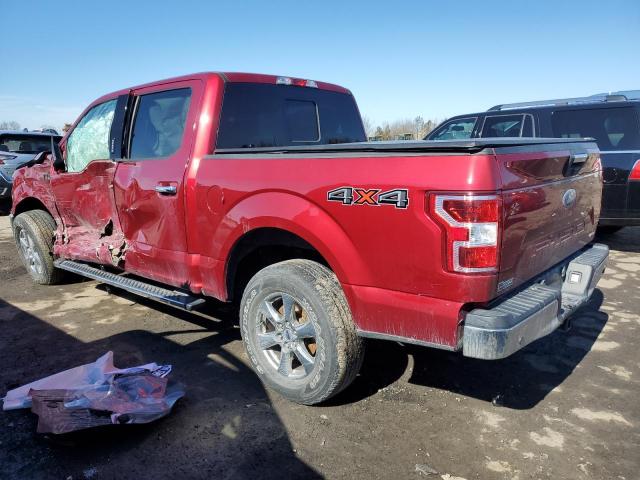 1FTEW1EG6JFB26376 - 2018 FORD F150 SUPERCREW RED photo 2