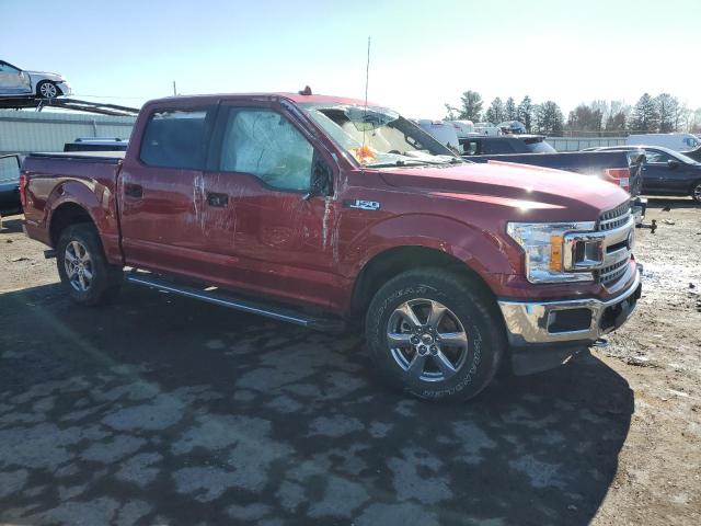 1FTEW1EG6JFB26376 - 2018 FORD F150 SUPERCREW RED photo 4