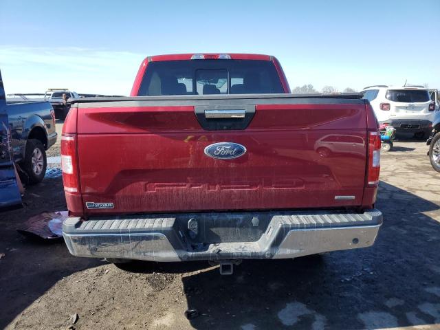 1FTEW1EG6JFB26376 - 2018 FORD F150 SUPERCREW RED photo 6