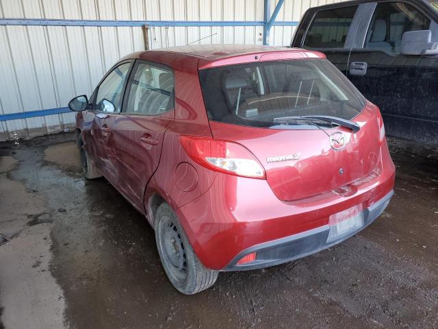 JM1DE1KY7E0176708 - 2014 MAZDA MAZDA2 SPORT RED photo 2