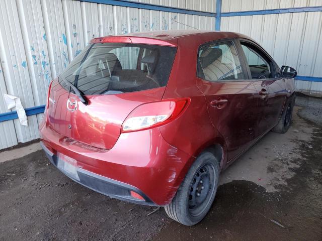 JM1DE1KY7E0176708 - 2014 MAZDA MAZDA2 SPORT RED photo 3