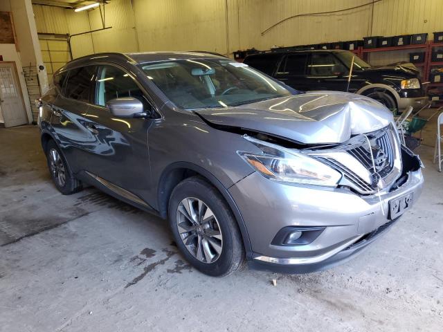 5N1AZ2MH7JN110758 - 2018 NISSAN MURANO S GRAY photo 4