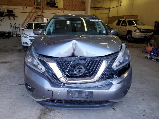 5N1AZ2MH7JN110758 - 2018 NISSAN MURANO S GRAY photo 5