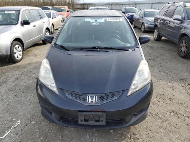 JHMGE8H55BS006669 - 2011 HONDA FIT SPORT BLACK photo 5