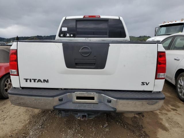 1N6BA0EK1BN323685 - 2011 NISSAN TITAN S WHITE photo 6