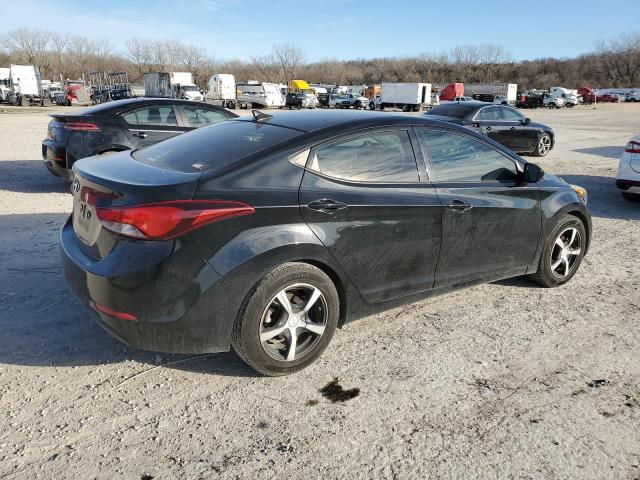 5NPDH4AE7FH638737 - 2015 HYUNDAI ELANTRA SE BLACK photo 3