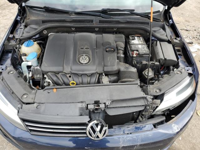 3VWDP7AJ2DM440671 - 2013 VOLKSWAGEN JETTA SE BLUE photo 11