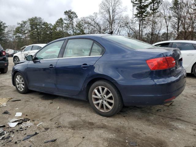 3VWDP7AJ2DM440671 - 2013 VOLKSWAGEN JETTA SE BLUE photo 2