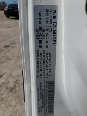ZFBHRFAB3M6T57674 - 2021 RAM PROMASTER WHITE photo 13