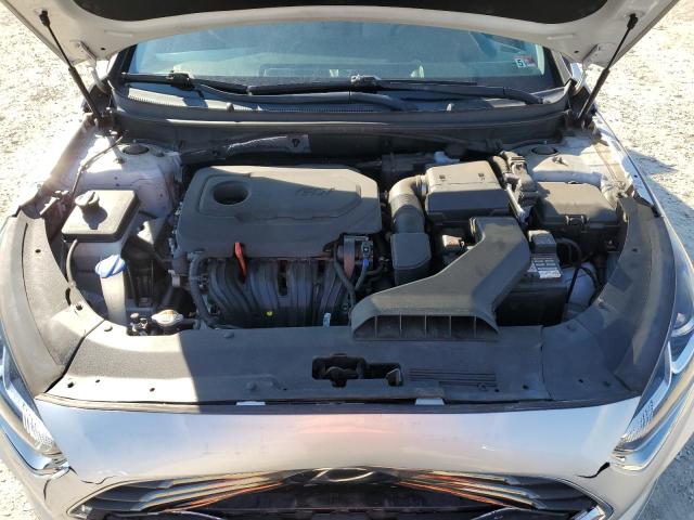 5NPE24AF5KH762465 - 2019 HYUNDAI SONATA SE SILVER photo 11