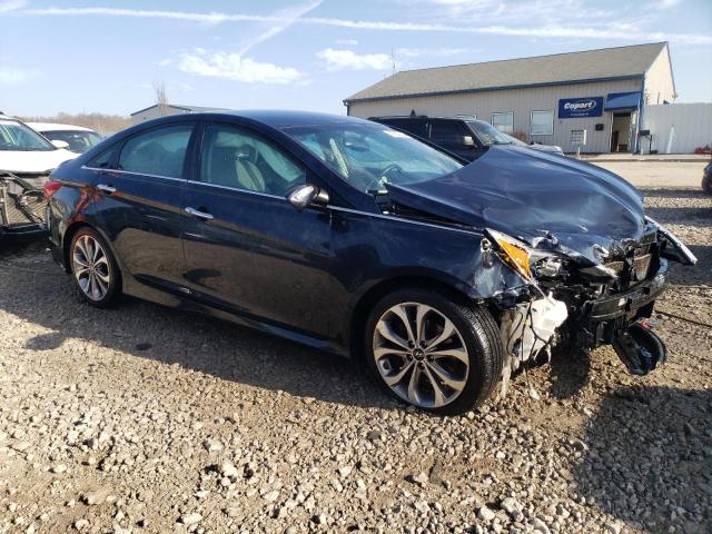 5NPEC4AC1EH853885 - 2014 HYUNDAI SONATA SE BLACK photo 4