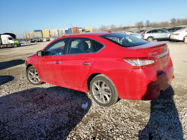 3N1AB7AP9FY376085 - 2015 NISSAN SENTRA S RED photo 2