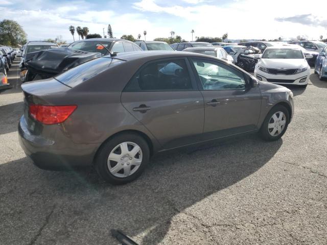 KNAFU4A27D5655929 - 2013 KIA FORTE EX BROWN photo 3