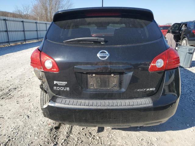 JN8AS5MV0AW610212 - 2010 NISSAN ROGUE S BLACK photo 6