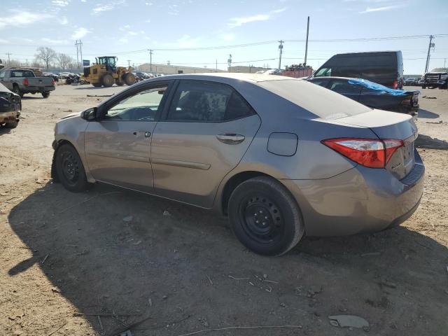 5YFBURHE6FP346778 - 2015 TOYOTA COROLLA L GRAY photo 2