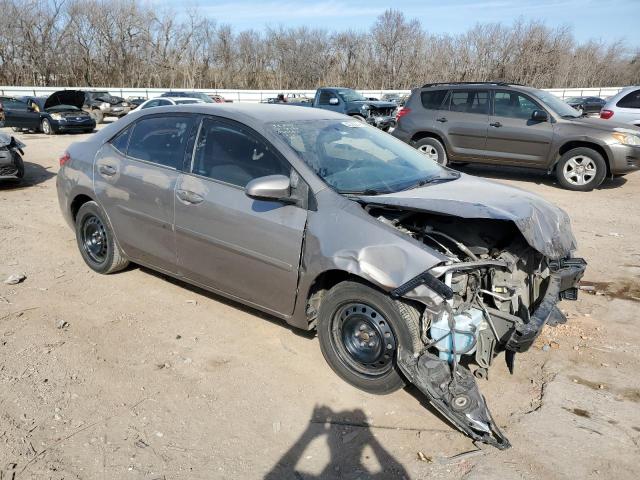 5YFBURHE6FP346778 - 2015 TOYOTA COROLLA L GRAY photo 4