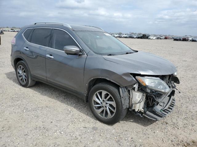 5N1AT2MT7EC792239 - 2014 NISSAN ROGUE S GRAY photo 4