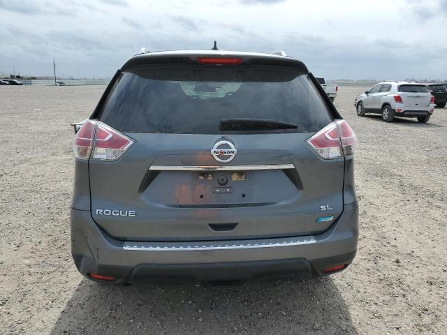 5N1AT2MT7EC792239 - 2014 NISSAN ROGUE S GRAY photo 6