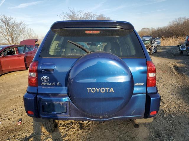 JTEHD20V246018349 - 2004 TOYOTA RAV4 BLUE photo 6