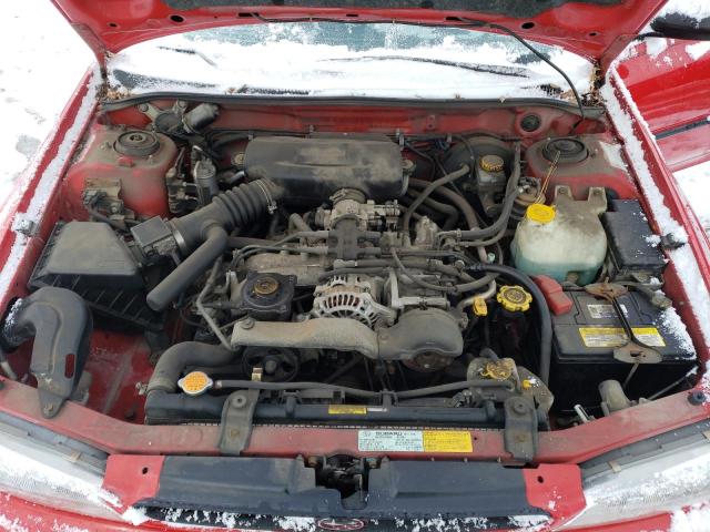 JF1GF4350WG803053 - 1998 SUBARU IMPREZA L RED photo 11