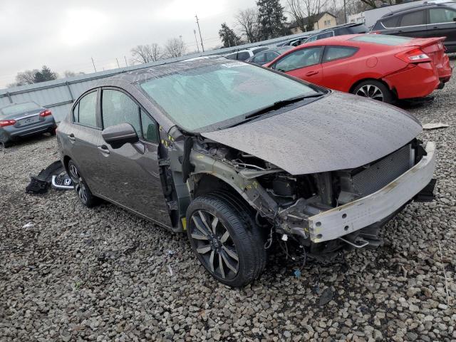 19XFB2F94FE042161 - 2015 HONDA CIVIC EXL ნაცრისფერი ფოტო 4