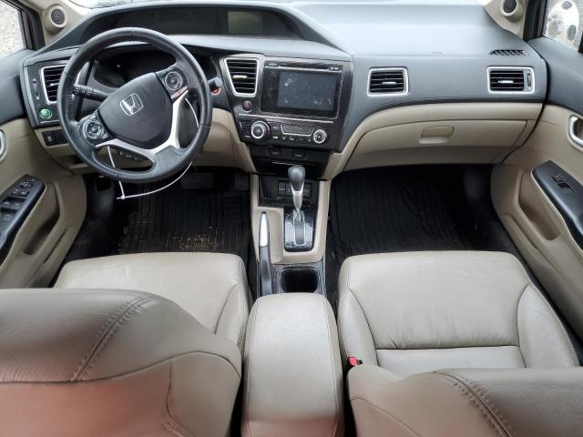 19XFB2F94FE042161 - 2015 HONDA CIVIC EXL ნაცრისფერი ფოტო 8