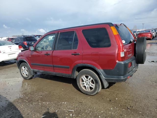 JHLRD78814C049536 - 2004 HONDA CR-V EX MAROON photo 2