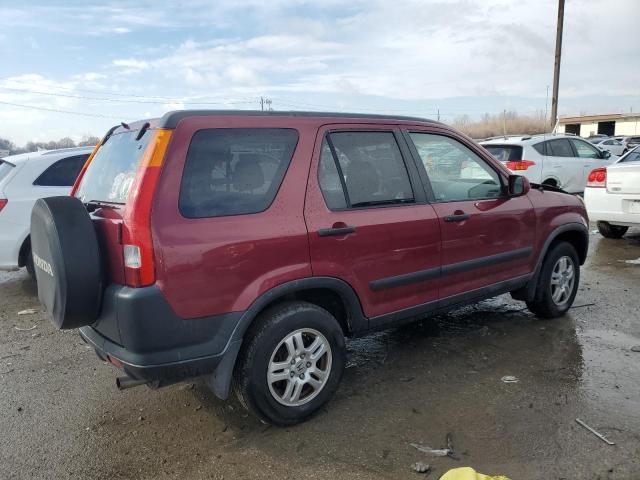 JHLRD78814C049536 - 2004 HONDA CR-V EX MAROON photo 3