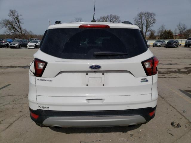 1FMCU9HD4KUA79595 - 2019 FORD ESCAPE SEL WHITE photo 6