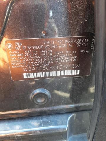 WBAKB8C55BCY65859 - 2011 BMW ALPINA B7 LI BLACK photo 12