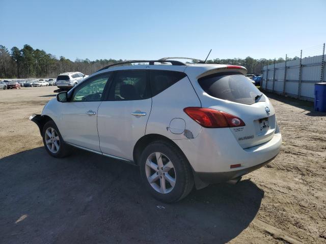 JN8AZ1MU4AW004925 - 2010 NISSAN MURANO S WHITE photo 2