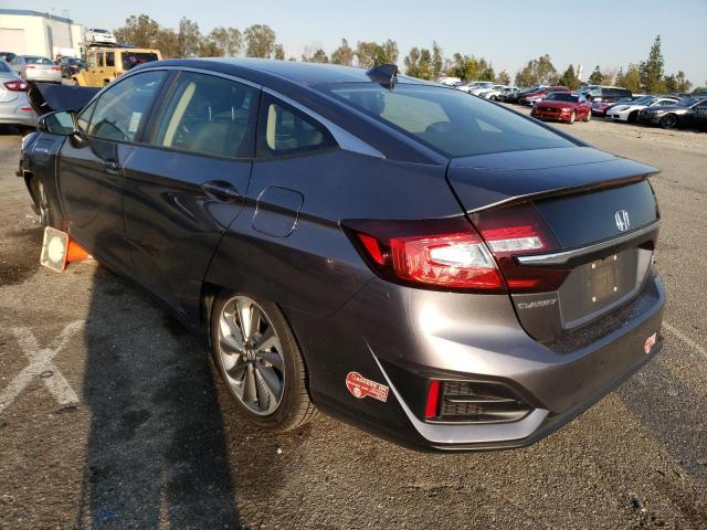 JHMZC5F3XJC002835 - 2018 HONDA CLARITY TOURING GRAY photo 2