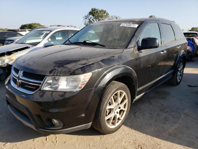 3C4PDCDG6CT372624 - 2012 DODGE JOURNEY CREW BLACK photo 1