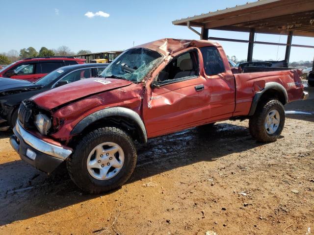 5TEWN72N62Z025615 - 2002 TOYOTA TACOMA XTRACAB RED photo 1