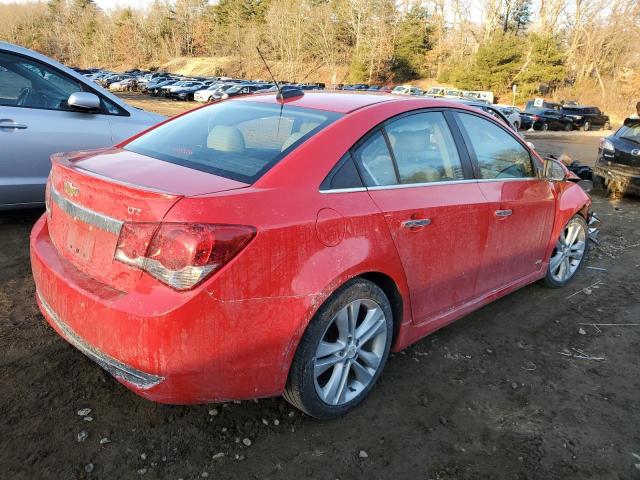 1G1PG5SB6F7250518 - 2015 CHEVROLET CRUZE LTZ RED photo 3