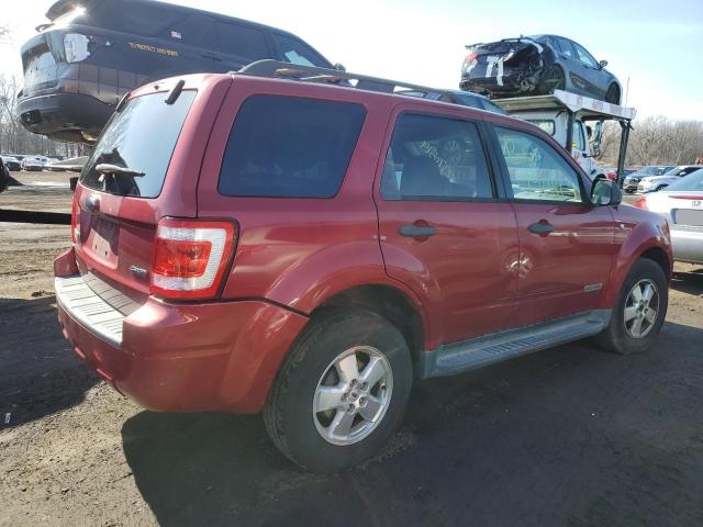 1FMCU931X8KB99533 - 2008 FORD ESCAPE XLT BURGUNDY photo 3