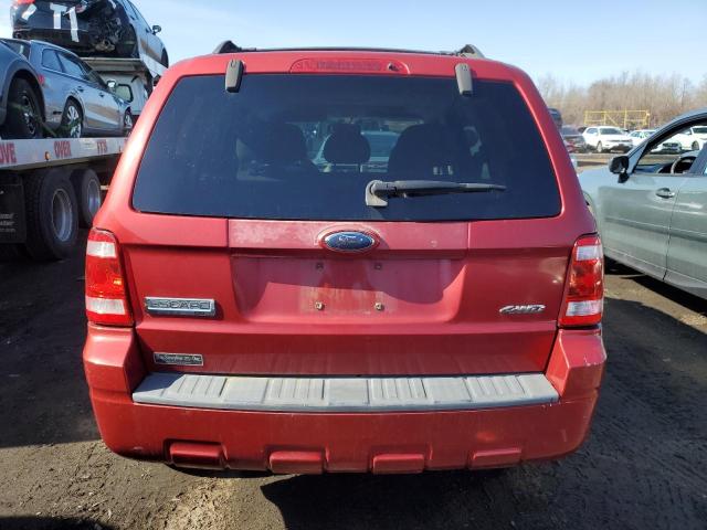 1FMCU931X8KB99533 - 2008 FORD ESCAPE XLT BURGUNDY photo 6