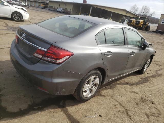 2HGFB2F58DH603171 - 2013 HONDA CIVIC LX GRAY photo 3